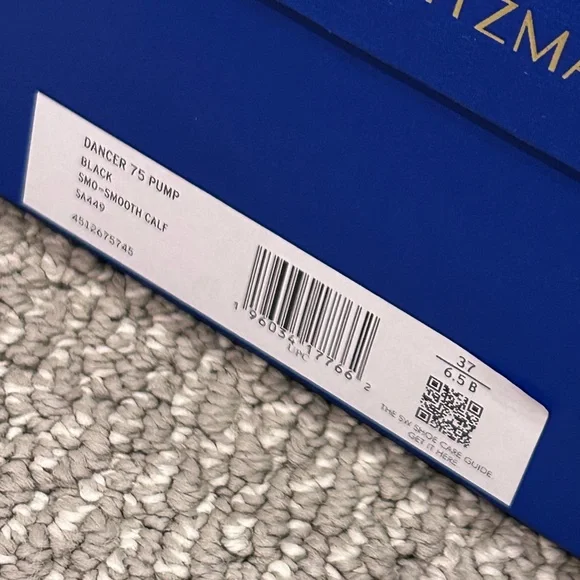 BNWT Stuart Weitzman Dancer 75 Pumps in Black - Size 6.5 - Picture 2 of 11